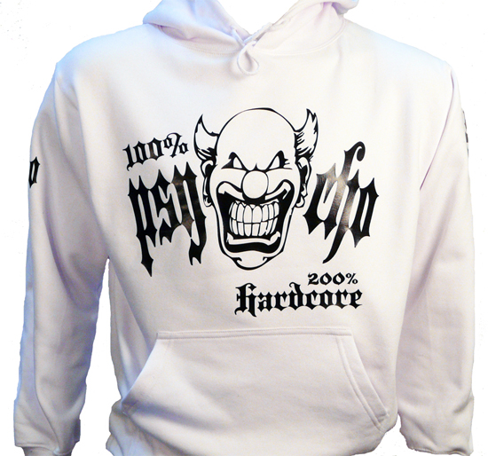 hooded 100% Psycho/200% Hardcore